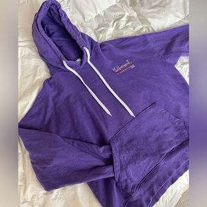 Purple oversized hoodie